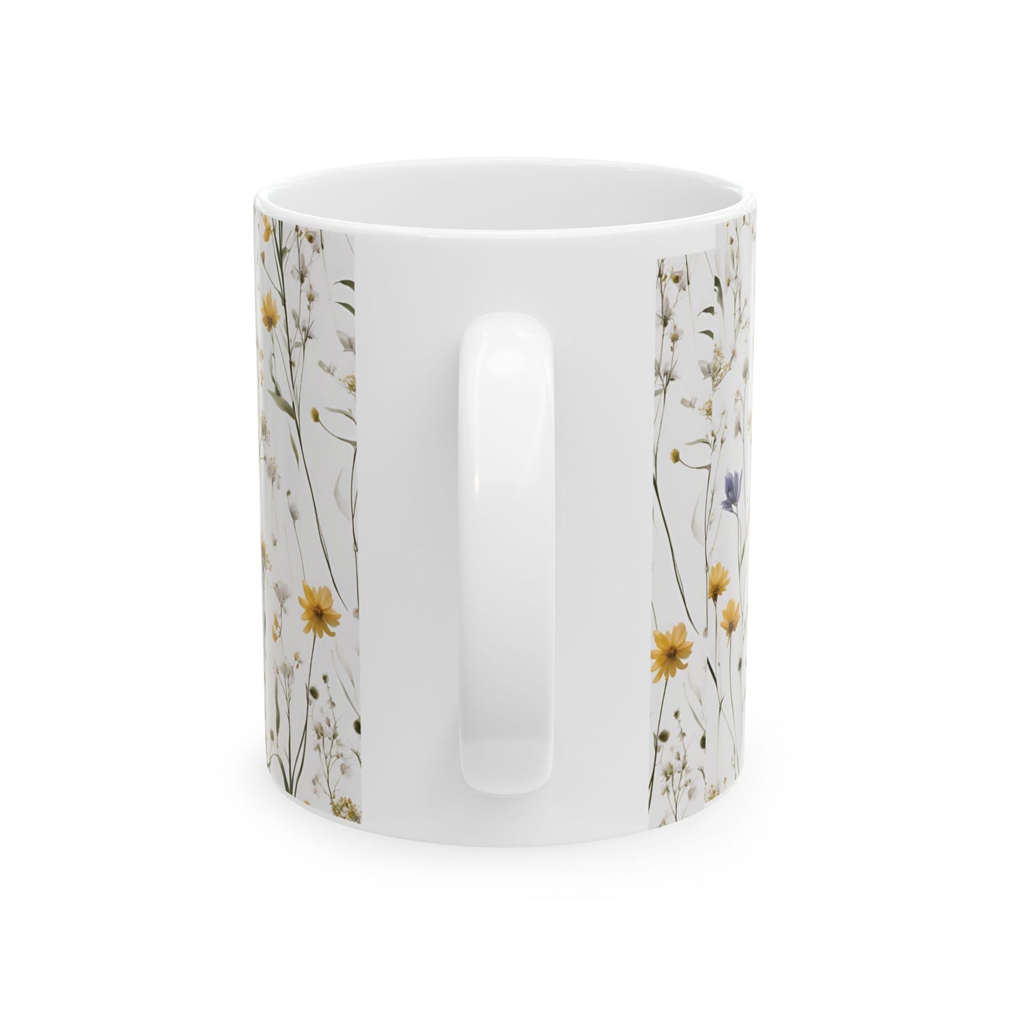 Botanical Floral Ceramic Mug – Perfect for Nature Lovers & Gift Ideas